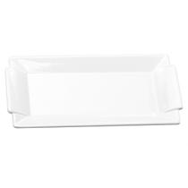 Bandeja Melamina Gourmet Mix Branca 28 cm