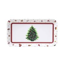 Bandeja Melamina Natalina 30x 16,5cm