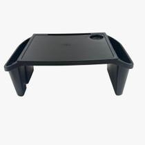 Bandeja Mesa Colo Apoio Comer Refeição Cama Suporte Notebook Preto Bandeja Mesa Colo Apoio Comer Refeição Cama Suporte Notebook Preto