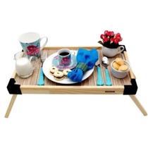 Bandeja Mesa para Servir Café da Manhã na Cama Pés Dobráveis dia das mães Bandeja Mesa para Servir Café da Manhã na Cama Pés Dobráveis dia das mães