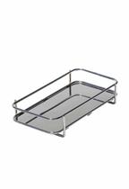 Bandeja Metal Com Espelho Lavabo Banheiro Decorativa Com Pés