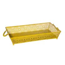 Bandeja Metal Le Fleur Multiuso - Amarelo Bandeja Metal Le Fleur Multiuso - Amarelo
