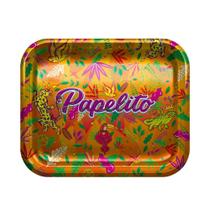 Bandeja Metal Papelito Pequena Fauna e Flora Laranja 18x14cm Bandeja Metal Papelito Pequena Fauna e Flora Laranja 18x14cm