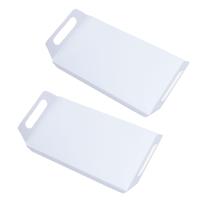 Bandeja Mini Branco KIT 02 Unidades Estilo Industrial Chapa Metal Servir Decorar