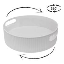 Bandeja Multiúso Giratória Média 30,5cm Branca CK5168- Clink Bandeja Multiúso Giratória Média 30,5cm Branca CK5168- Clink