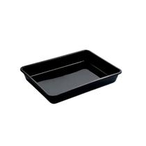 Bandeja Multiuso Organizador Cozinha Pets Plastico Preto 12L