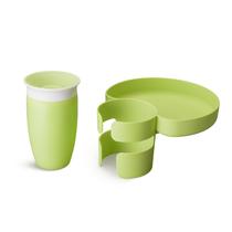 Bandeja Munchkin Carseat com copo Miracle 360 Sippy Cup de 300 ml