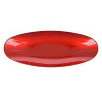 Bandeja Natal Oval Vermelho 16x40,5 cm - D'Rossi