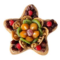 Bandeja Natalina Estrela P Mix Frutas Secas e Drágea