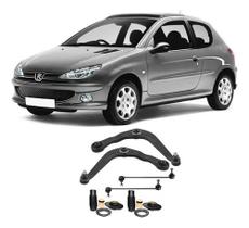 Bandeja Nova Peugeot 206 + Kit Batente + Bieleta (98 Até 10)