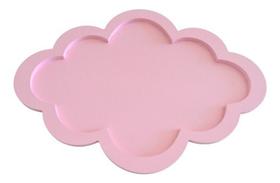 Bandeja Nuvem Kit Bebê Infantil Decoração Quarto Cômoda B098
