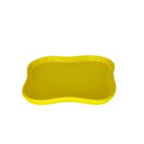 Bandeja Orgânica Amarelo 18cm Un - Sóboleiras