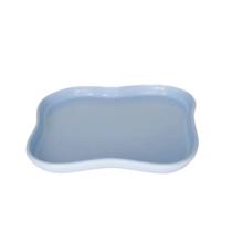 Bandeja Orgânica Azul Claro Candy 18cm Un - Sóboleiras