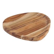 Bandeja Organica Churrasco Tramontina em Madeira Teca FSC com Acabamento em Óleo Mineral 25x25 cm Bandeja Organica Churrasco Tramontina em Madeira Teca FSC com Acabamento em Óleo Mineral 25x25 cm
