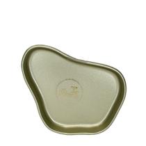 Bandeja Orgânica Dourado Premium 13cm Un - Sóboleiras