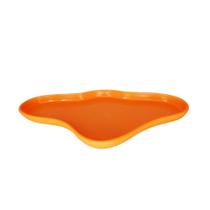 Bandeja Orgânica Laranja 25cm Un - Sóboleiras