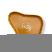 Bandeja Orgânica Mostarda 13cm Un - Sóboleiras