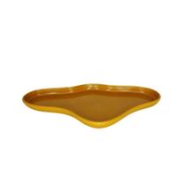 Bandeja Orgânica Mostarda 25cm Un - Sóboleiras