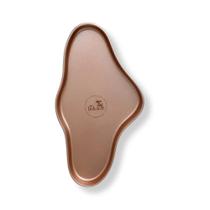 Bandeja Orgânica Rose Gold Premium 25cm Un - Sóboleiras Bandeja Orgânica Rose Gold Premium 25cm Un - Sóboleiras