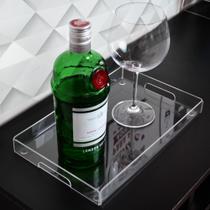 Bandeja Organizadora Acrilico Cristal Grande - Penteadeira, Lavabo, Bebida, Acessórios 18x30 Bandeja Organizadora Acrilico Cristal Grande - Penteadeira, Lavabo, Bebida, Acessórios 18x30