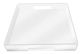Bandeja Organizadora Acrilico Transparente 18x18cm Cia Laser Bandeja Organizadora Acrilico Transparente 18x18cm Cia Laser
