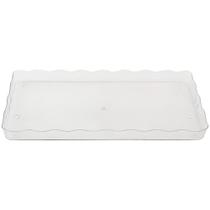 Bandeja Organizadora CK7165 em PLÁSTICO PET Compacta para Alimentos e Objetos Transparente Clink Bandeja Organizadora CK7165 em PLÁSTICO PET Compacta para Alimentos e Objetos Transparente Clink