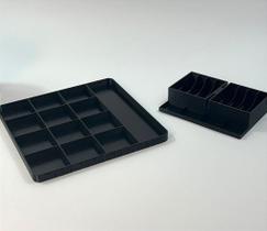Bandeja Organizadora com 13 Divisórias e Suporte para Alicate - Kit Completo Bandeja Organizadora com 13 Divisórias e Suporte para Alicate - Kit Completo