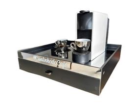 Bandeja Organizadora de Cápsulas 45x45 Vidro Espelhado