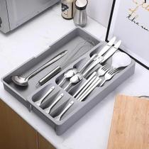 Bandeja Organizadora De Gaveta De Cozinha Para Talheres De Prata, Separador De Talheres, Para Talheres E Utensílios, Exp