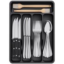 Bandeja organizadora de gavetas Lifewit Silverware com 5 compartimentos