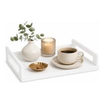Bandeja Organizadora Decorativa Transparente Retangular Café Perfume Lavabo Banheiro Joias Bandeja Organizadora Decorativa Transparente Retangular Café Perfume Lavabo Banheiro Joias