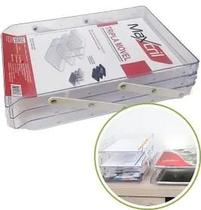 Bandeja Organizadora Documentos Papel Tripla Móvel Maxcril Bandeja Organizadora Documentos Papel Tripla Móvel Maxcril