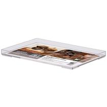Bandeja Organizadora Luxxor Acrílica Transparente Paramount Cristal 25x17x2cm Multiuso