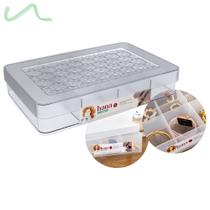 Bandeja Organizadora M Cristal Divisória Hana Porta Jóias