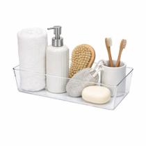 Bandeja Organizadora Multiuso Retangular em Acrílico 30x15cm