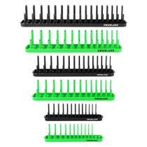 Bandeja organizadora para dados, juego de 6 piezas SAE y Métrico para cajas de herramientas Bandeja organizadora para dados, juego de 6 piezas SAE y Métrico para cajas de herramientas