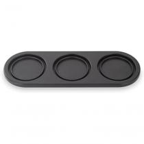 Bandeja Organizadora Retangular Finatray Finamill Preto