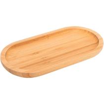 Bandeja Oval Bambu Petisqueira 34X14cm - Bene Casa