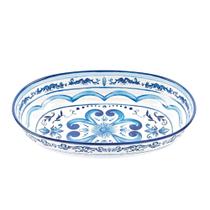 Bandeja Oval Blues Em Melamina 32,5X23cm - Guzzini