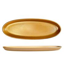 Bandeja Oval em Madeira Decoração Café Lavabo 39cm Bandeja Oval em Madeira Decoração Café Lavabo 39cm