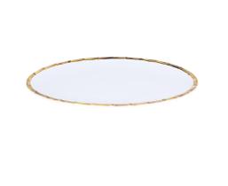 Bandeja Oval Melamina Bambu Asper 40 cm Mimo Style MB22174