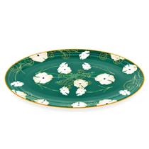 Bandeja oval pequena guzzini fusion 35x25cm em melamina verde 28193452 Bandeja oval pequena guzzini fusion 35x25cm em melamina verde 28193452