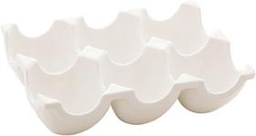 Bandeja p/6 ovos de porcelana new bone montana lyor