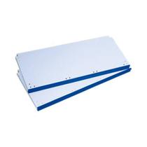 Bandeja p/gondola -branca(c/porta preço)