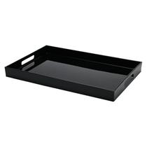 Bandeja P/ Servir Ou Decorativa Retangular Black 45cm - Mimo