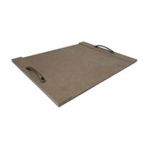 Bandeja Palete Retangular com Alça 30x24 Mdf 4mm Madeira
