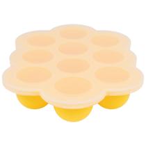 Bandeja para congelação WeeSprout Silicone com tampa, seções de 45 mL, amarela