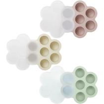 Bandeja para Congelador de Comida para Bebé PandaEar 3 Unidades de Silicona com Tampas Bandeja para Congelador de Comida para Bebé PandaEar 3 Unidades de Silicona com Tampas