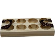 Bandeja para Doces Marrom - Páscoa - 1 unidade - FlorArte - Rizzo