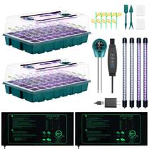 Bandeja para Germinação de Sementes Hugbow 80 Células com Luzes e Tapete Térmico